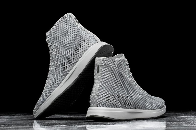 Women's Nobull High-Top Arctic Mesh Running Shoes Grey | SG L2702I